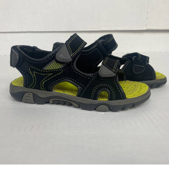 Khombu Boys size 13 sandals Black/Lime - Picture 1 of 6